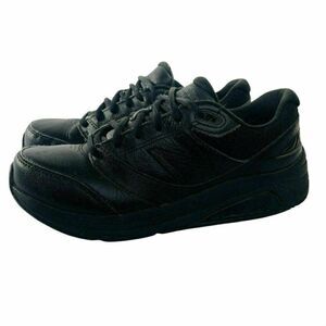 New Balance Womens 928 V3 WW928BK3 Black Lace Up Low Top Walking Shoes Sz 9.5 D